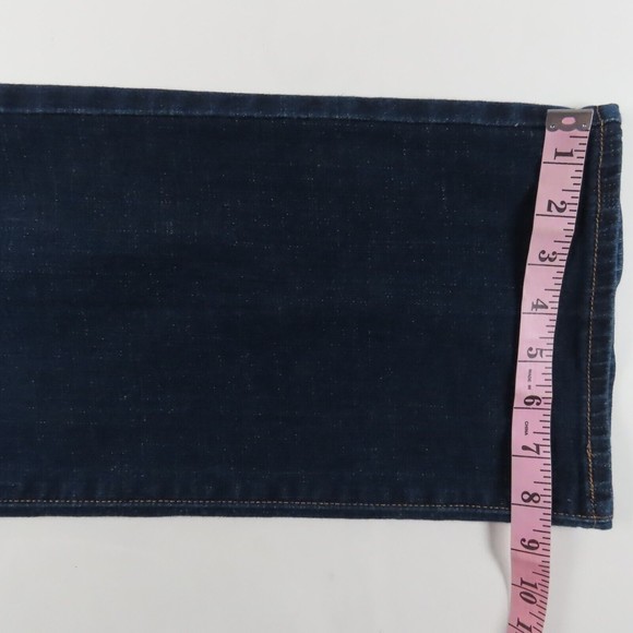 Levis 529 Womens Jeans Size 36x31 Curvy Straight Mid Rise Dark Wash Blue Denim - Picture 6 of 10
